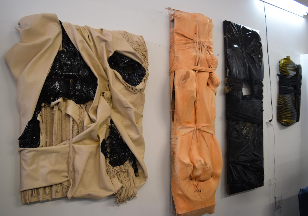 Sculptures by Amy Giovanna Rinaldi in her studio (#321) at 1717 Troutman