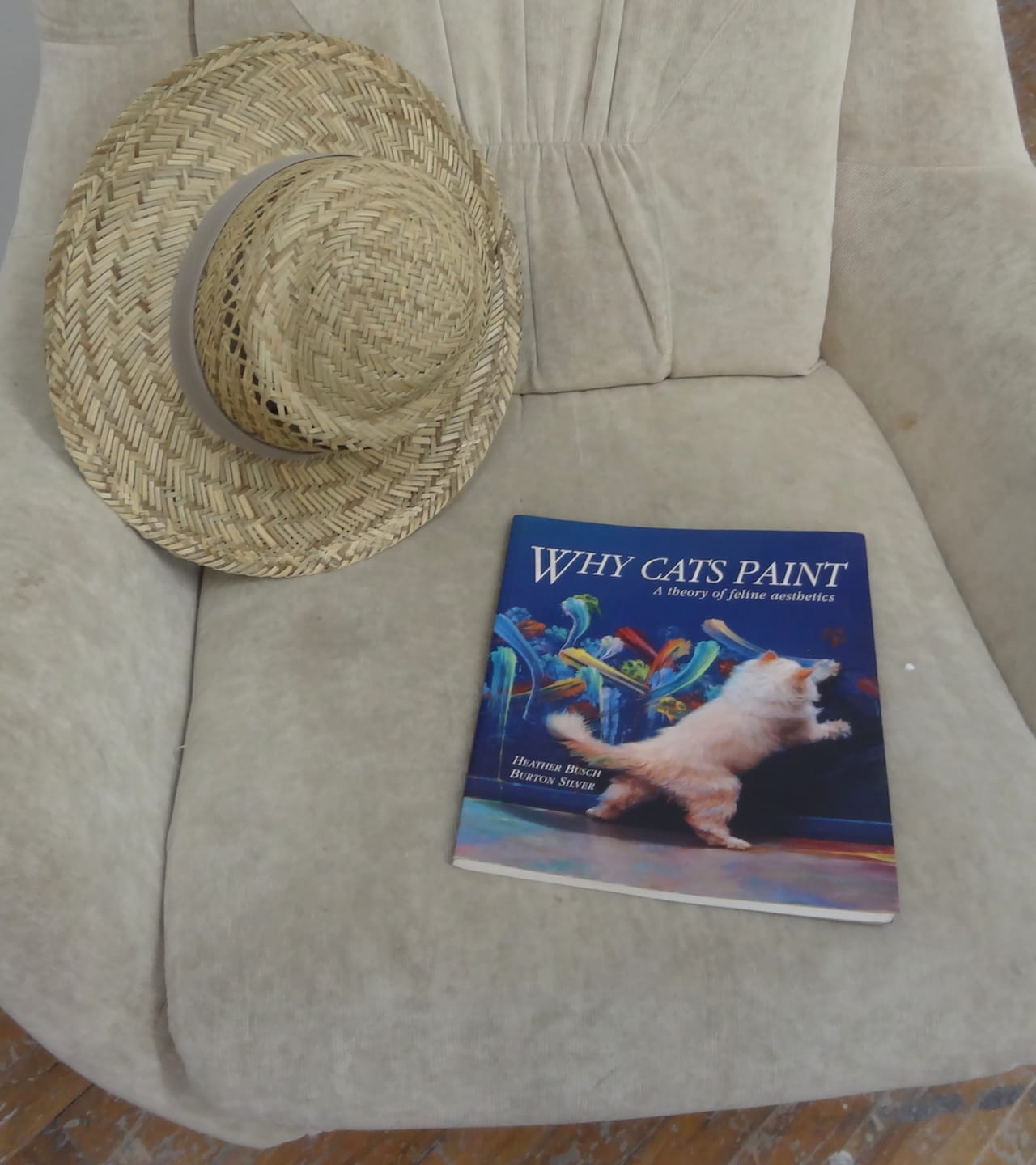 Essential reading, spotted in Siebren Versteeg's studio at 1828 Troutman Street during Bushwick Open Studios 2013. (photo by the author for Hyperallergic)