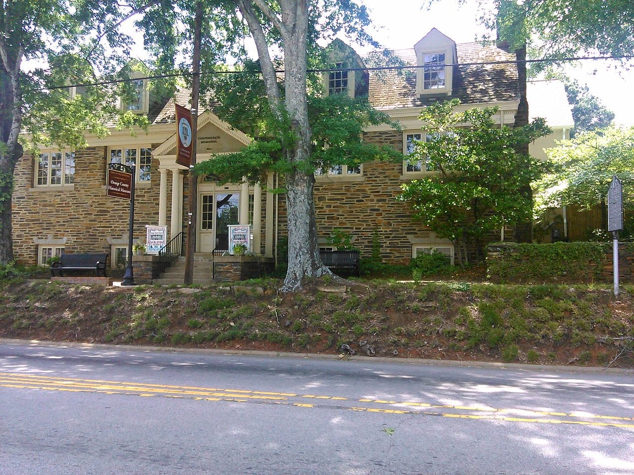 The Orange County Historical Museum in Hillsborough, North Carolina (photo by Alexisrael, via Wikimedia Commons)