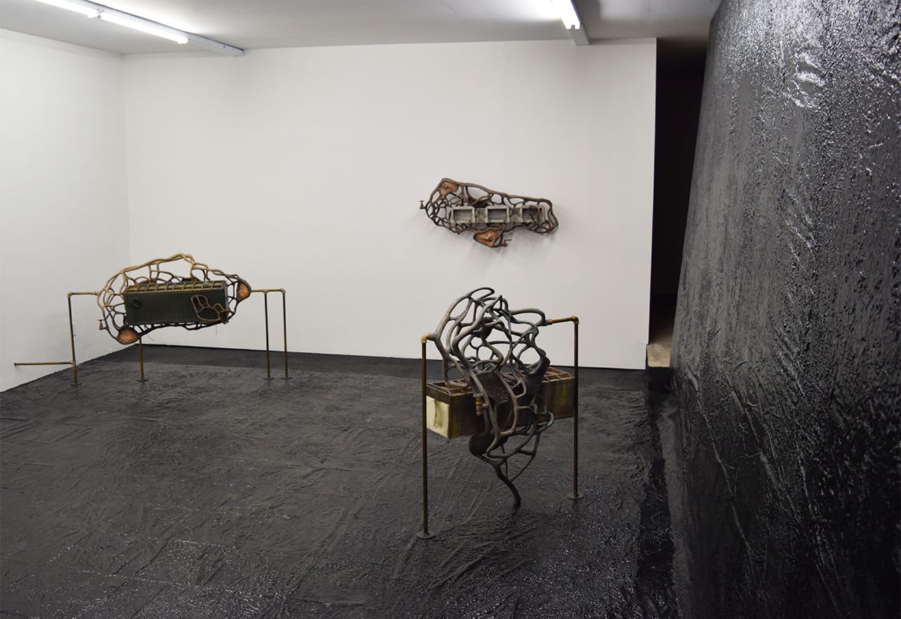 Installation view of Dora Budor's 'Spring' at the Swiss Institute
