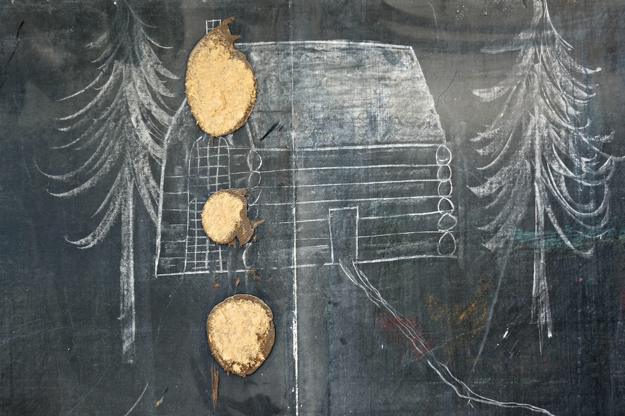 1917 chalkboard drawings at Emerson High School, Oklahoma City