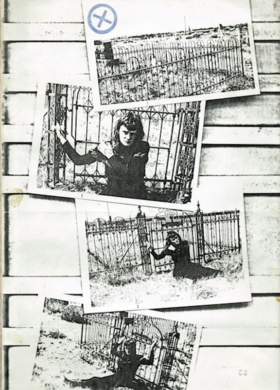 Page from the personal journal of Exene Cervenka 1974-1976 (via sloanprojects.com)