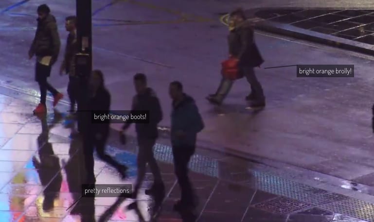 Exhausting a Crowd (screenshot by the author for Hyperallergic)