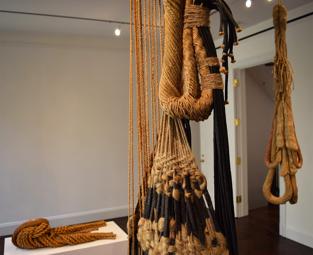 Detail of Françoise Grossen, "Euphrosyne" (1991)