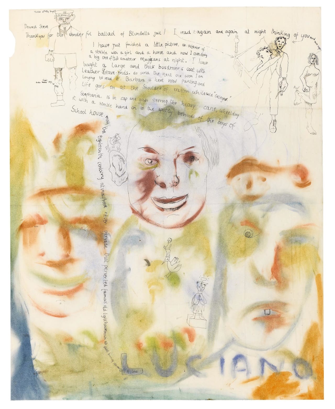 Freud, Letter to Stephen Spender (1941) - Self-Portrait