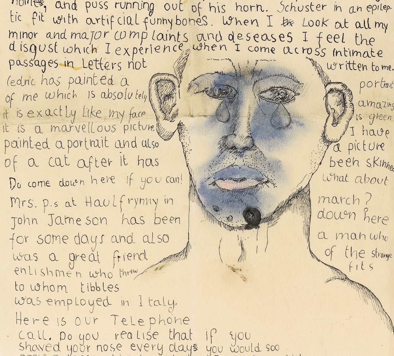 Freud, Letter to Stephen Spender (1941) - Self-Portrait