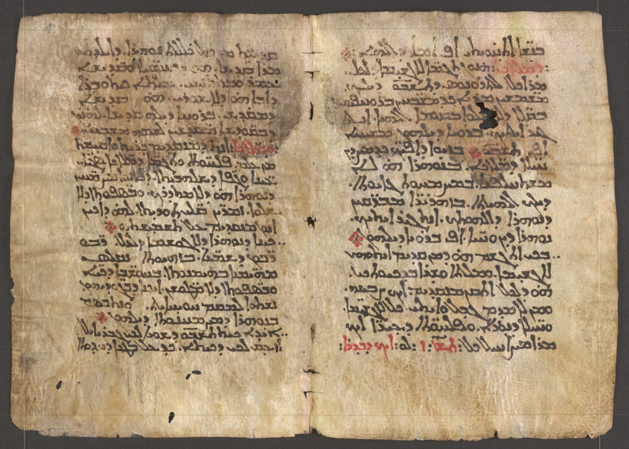 Pages from the Syriac Galen Palimpsest (via digitalgalen.net)