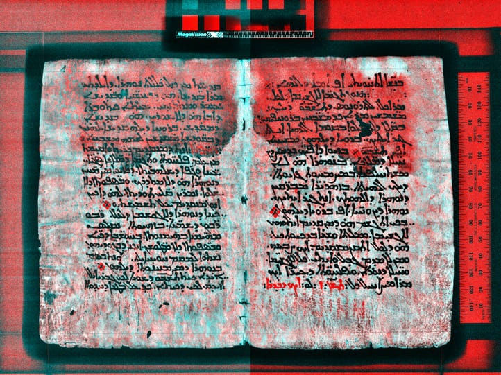 Pages from the Syriac Galen Palimpsest (via digitalgalen.net)