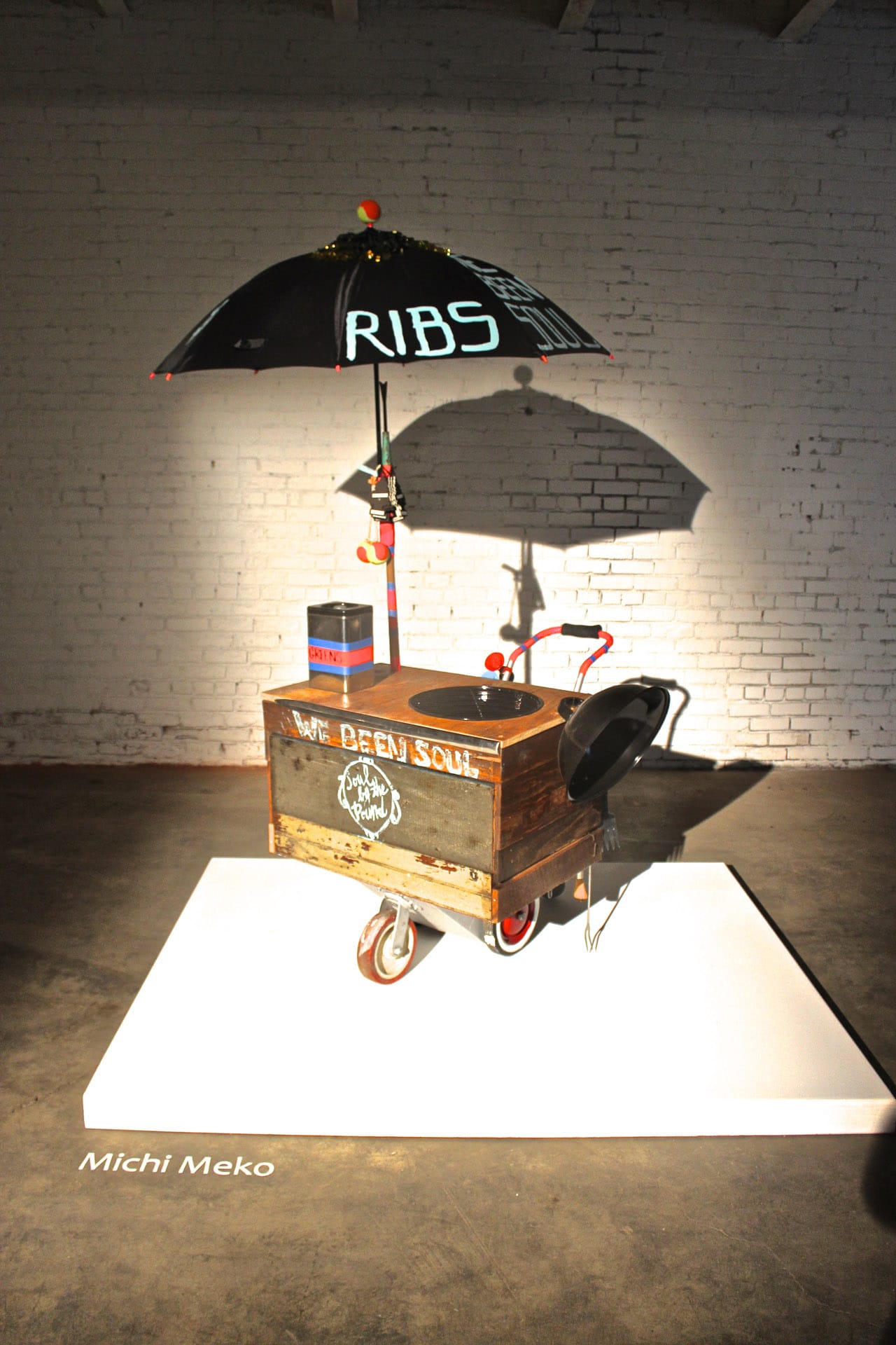 Michi Meko's "Damn, I'm Here Now" (click to enlarge)