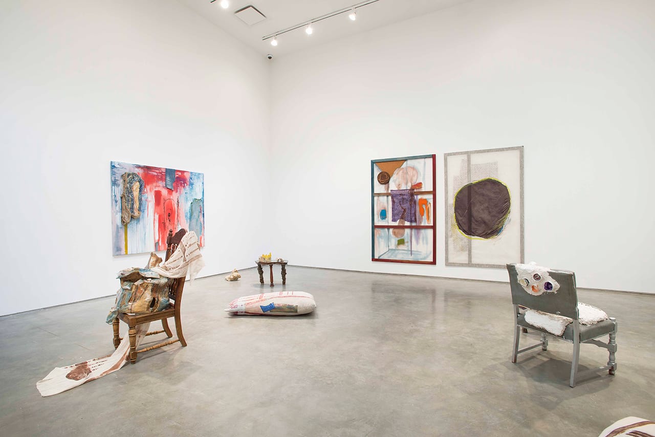 Installation view, 'Jessica Jackson Hutchins: I Do Choose' at Marianne Boesky Gallery (click to enlarge)