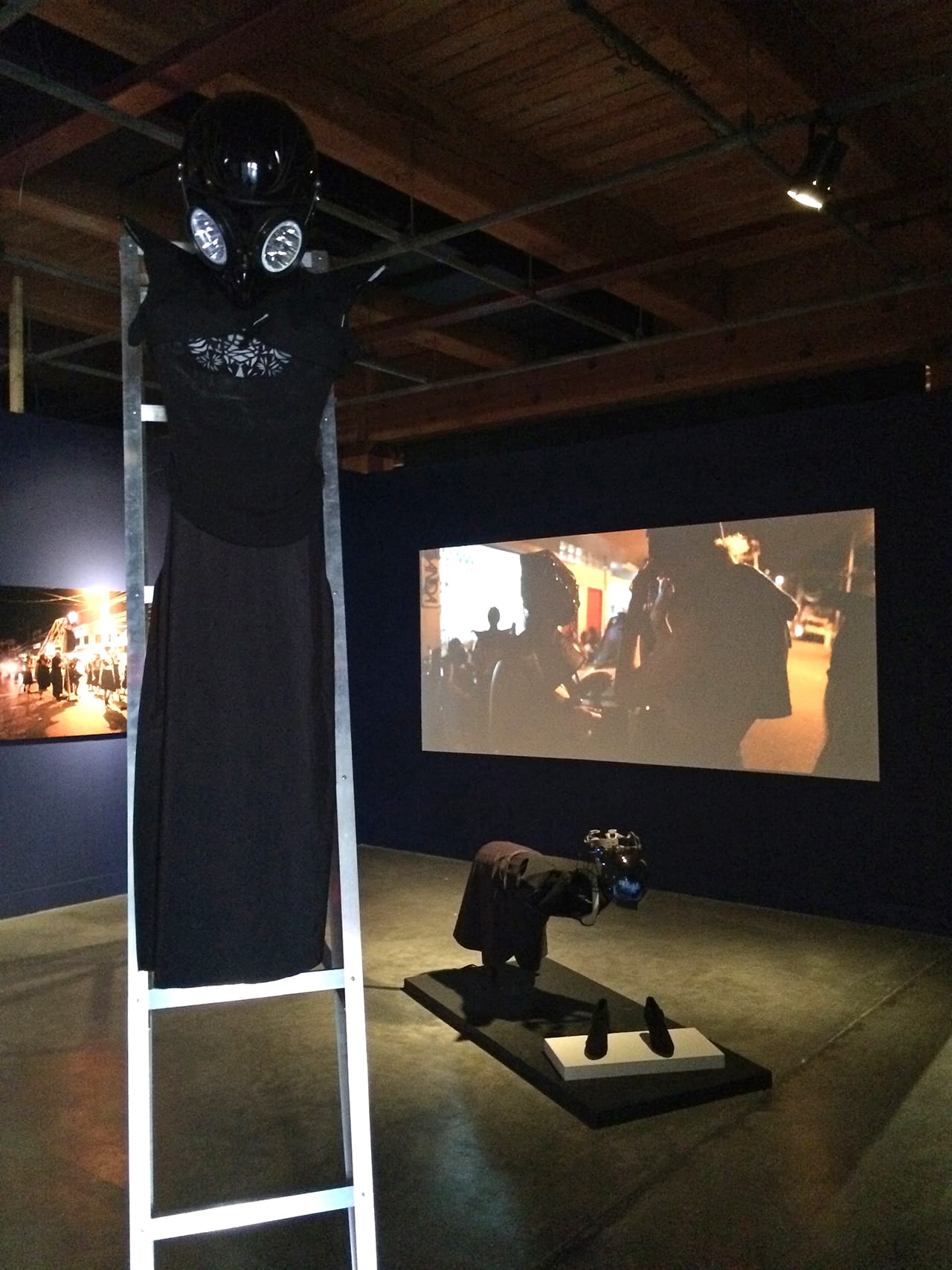 Documentation of Marlon Griffith's "Positions + Power" (2014) at CAC (click to enlarge)