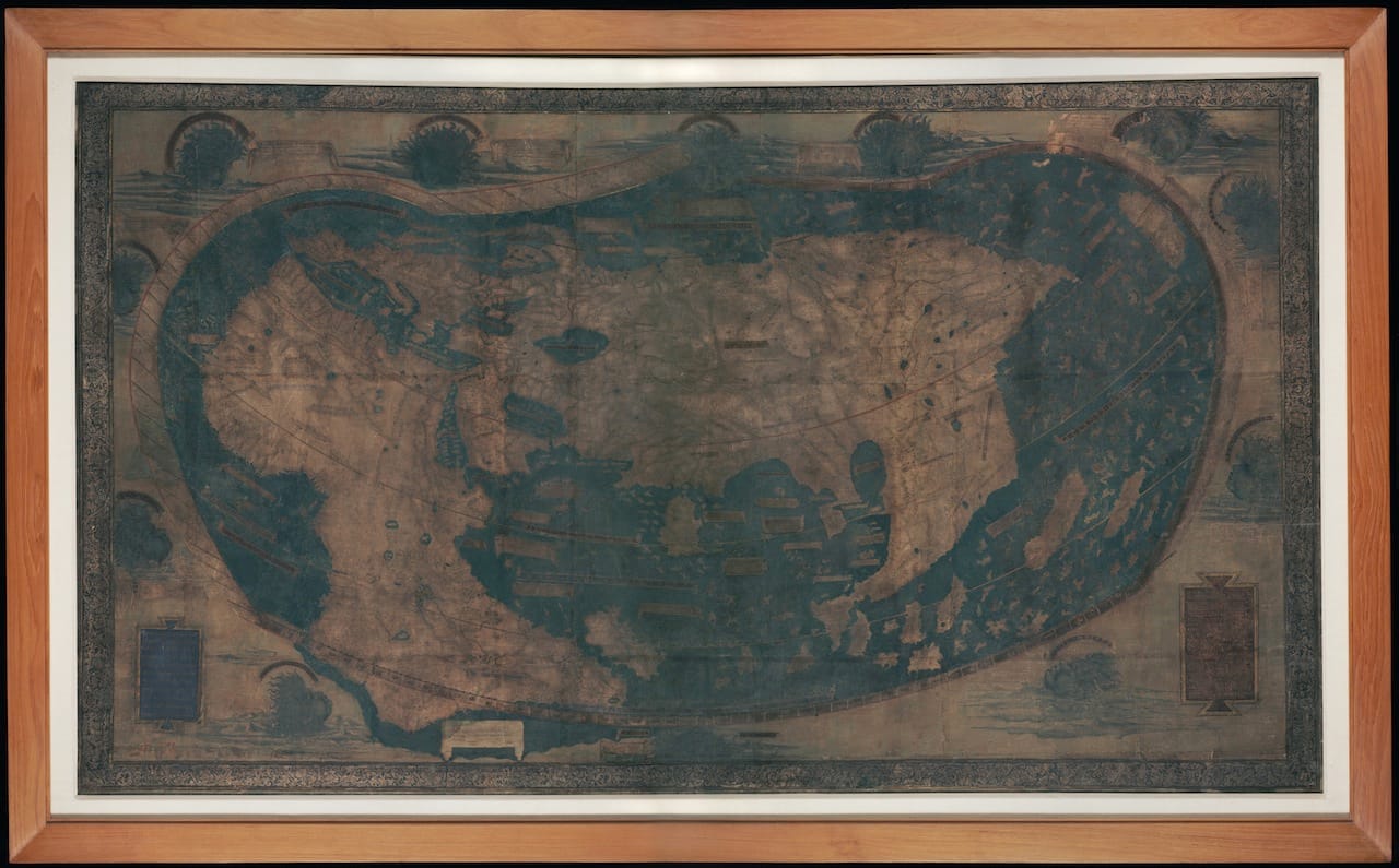 A map of the world by Henricus Martellus (c. 1489) (Image courtesy of Beinecke Rare Book & Manuscript Collection at Yale University) 