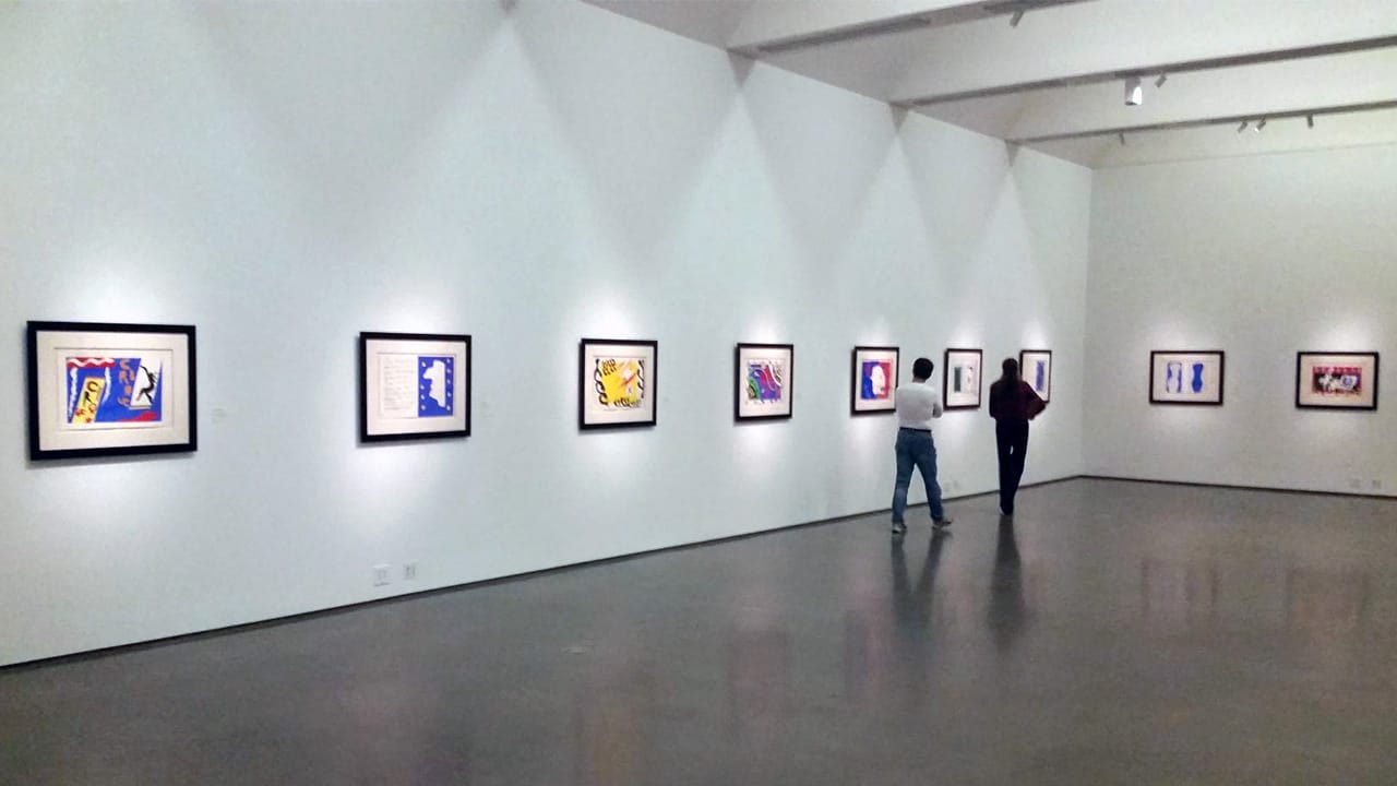 A view of the Matisse exhibition (photo by the author for Hyperallergic)