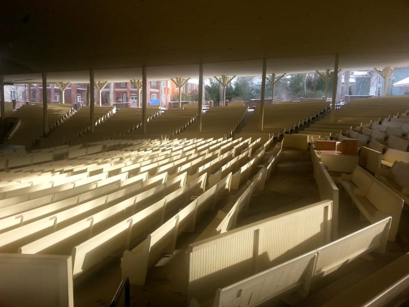 Chautauqua Amphitheater, in Chautauqua, New York (photo by Stephen Davies)