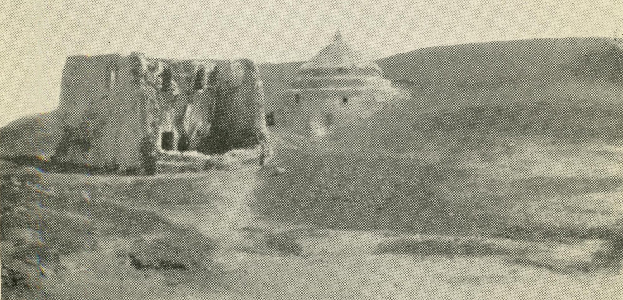 Tomb of Mar Behnam and Mart Sarah as it appeared in the early 1920s. From Harry C. Luke, "Mosul and its Minorities."