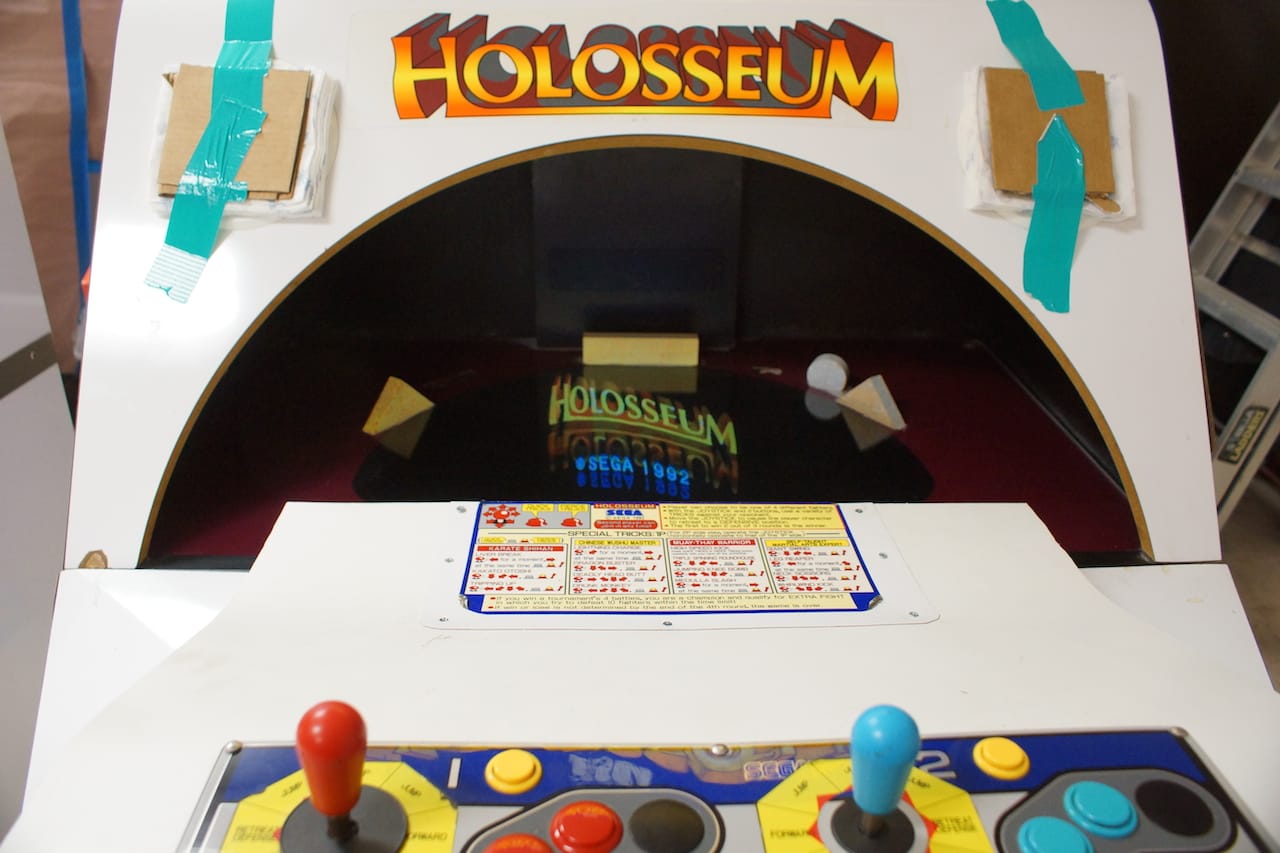 A Holosseum game in the HoloRescue exhibition (photo by Alan Frohlichstein)