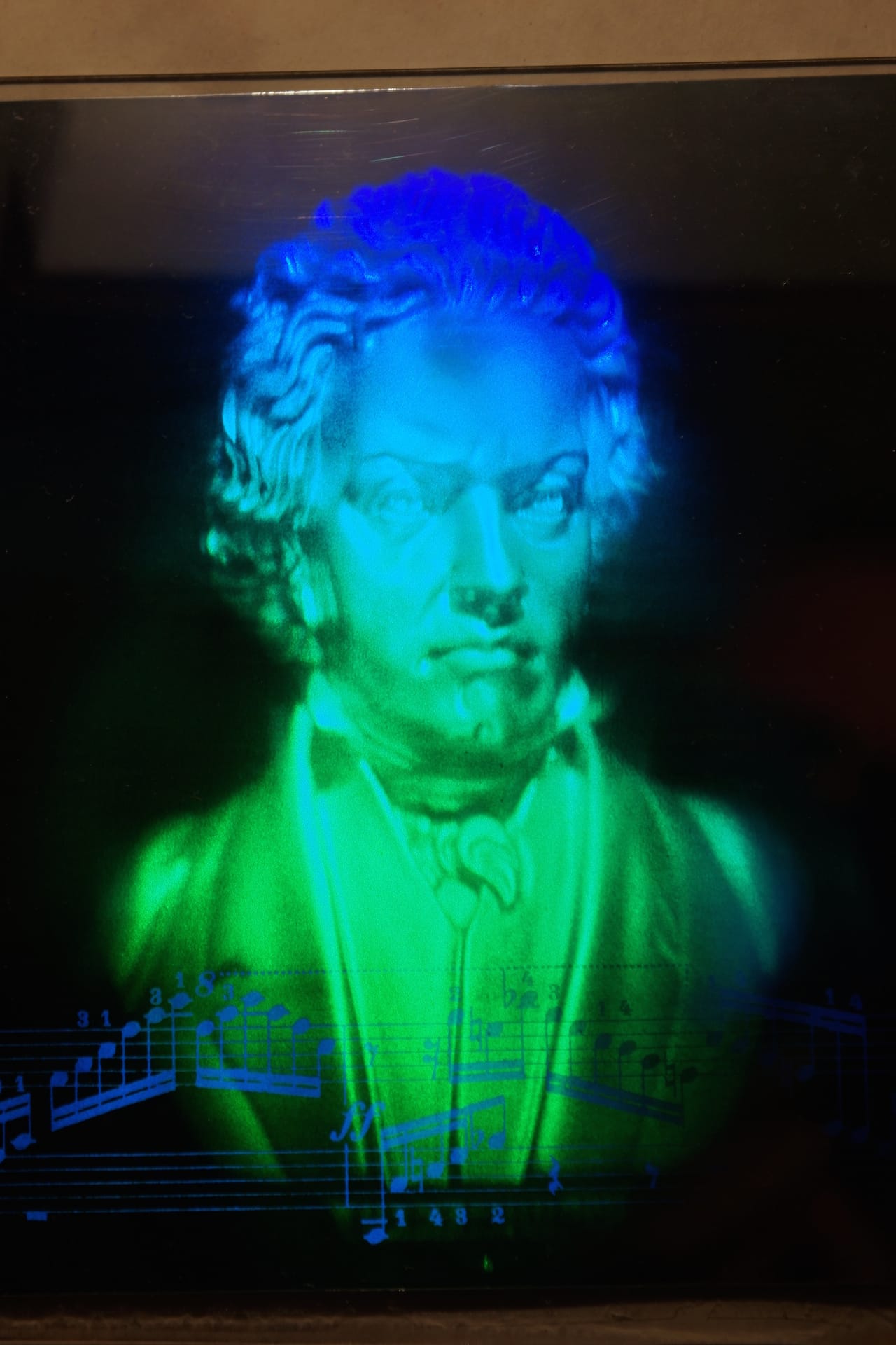 Hologram in the HoloRescue exhibition (photo by Alan Frohlichstein)