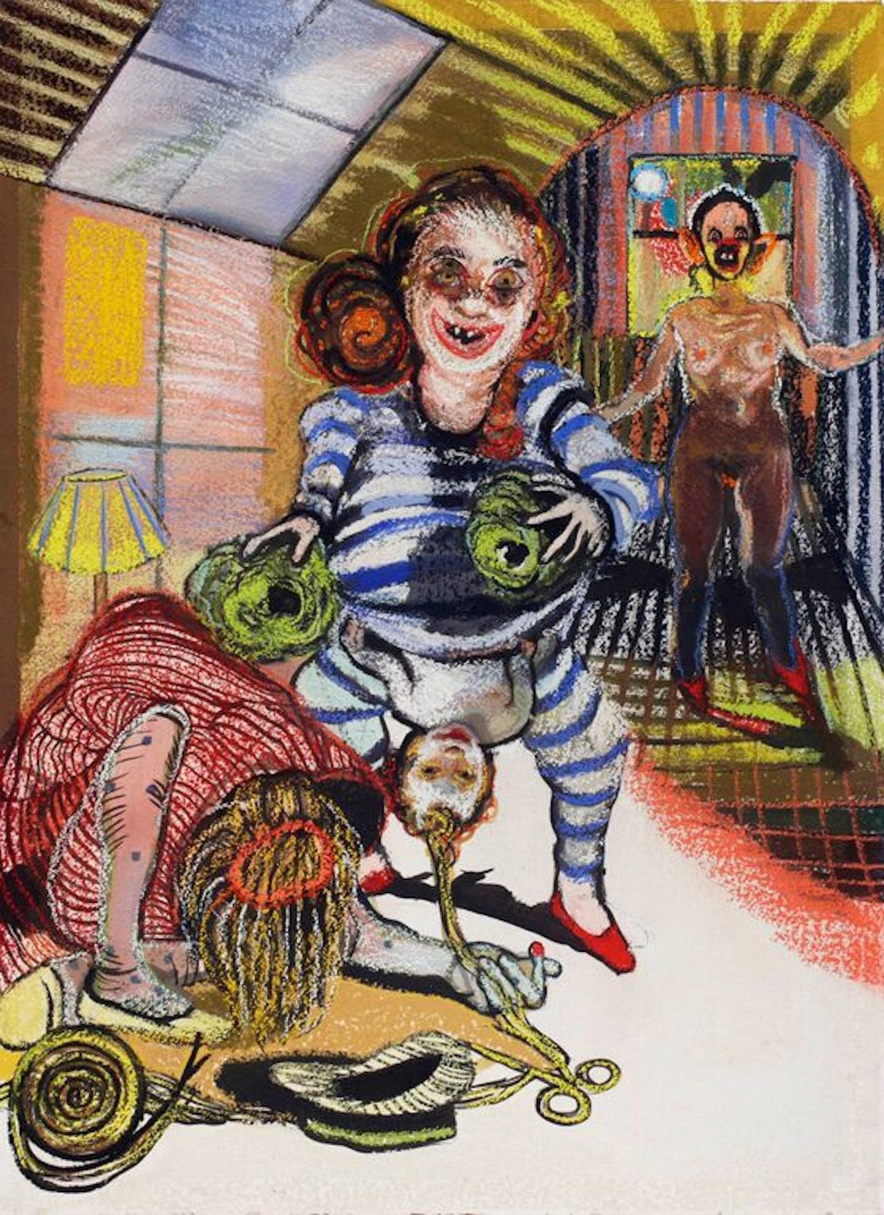 Natalie Frank, "Rapunzel I"  (2011-14) (courtesy of the Drawing Center)