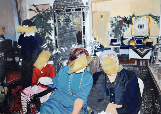 Mounira Al Solh, detail of “À la santé des alliés” (2015)