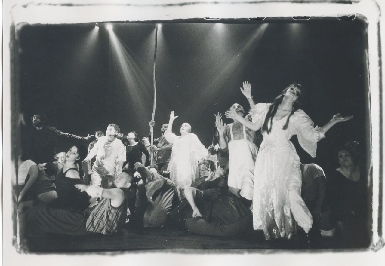 RR in Zone (1994), a piece featuring 56 performers_Photo by Jan Deen