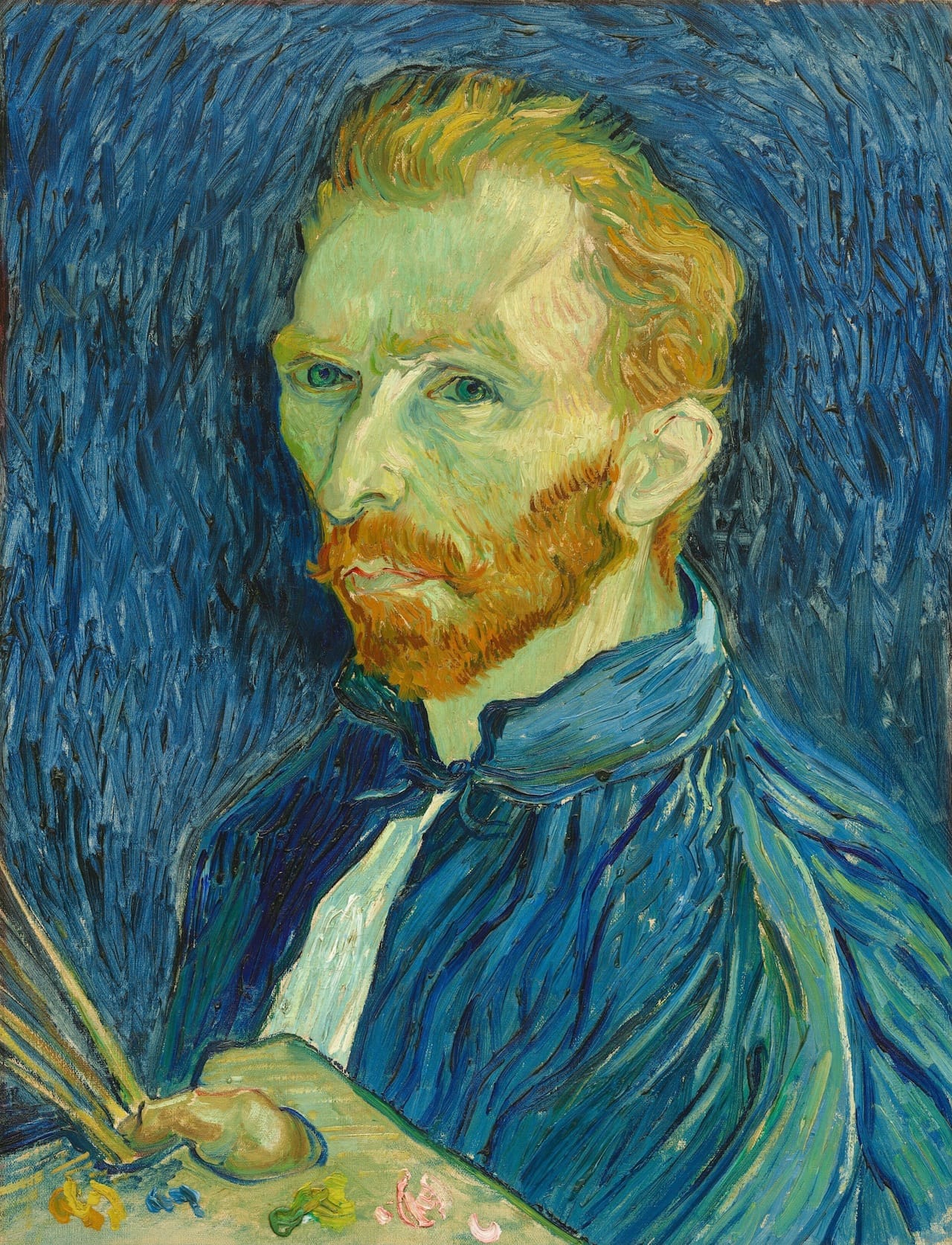 Self-Portrait, August 1889, Oil on canvas, National Gallery of Art, Washington D.C. (F626, JH1770) [1] 