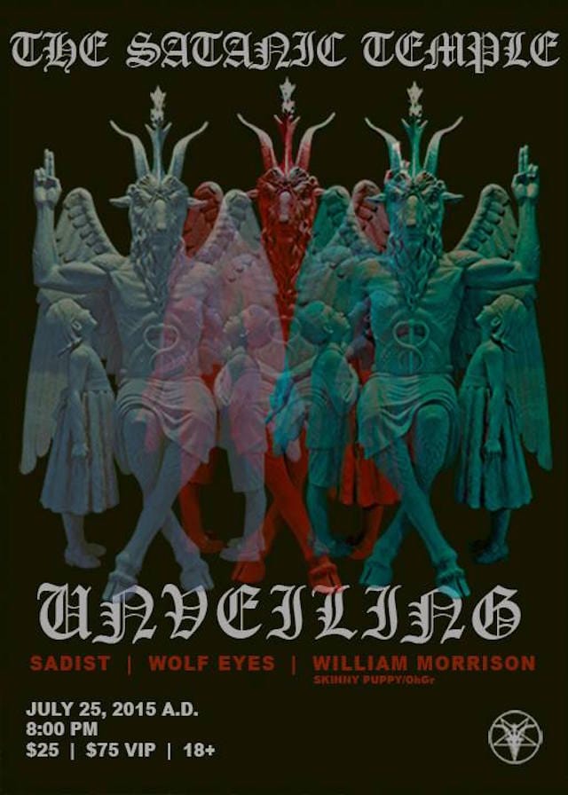 A poster advertising the Unveiling (image via Facebook)