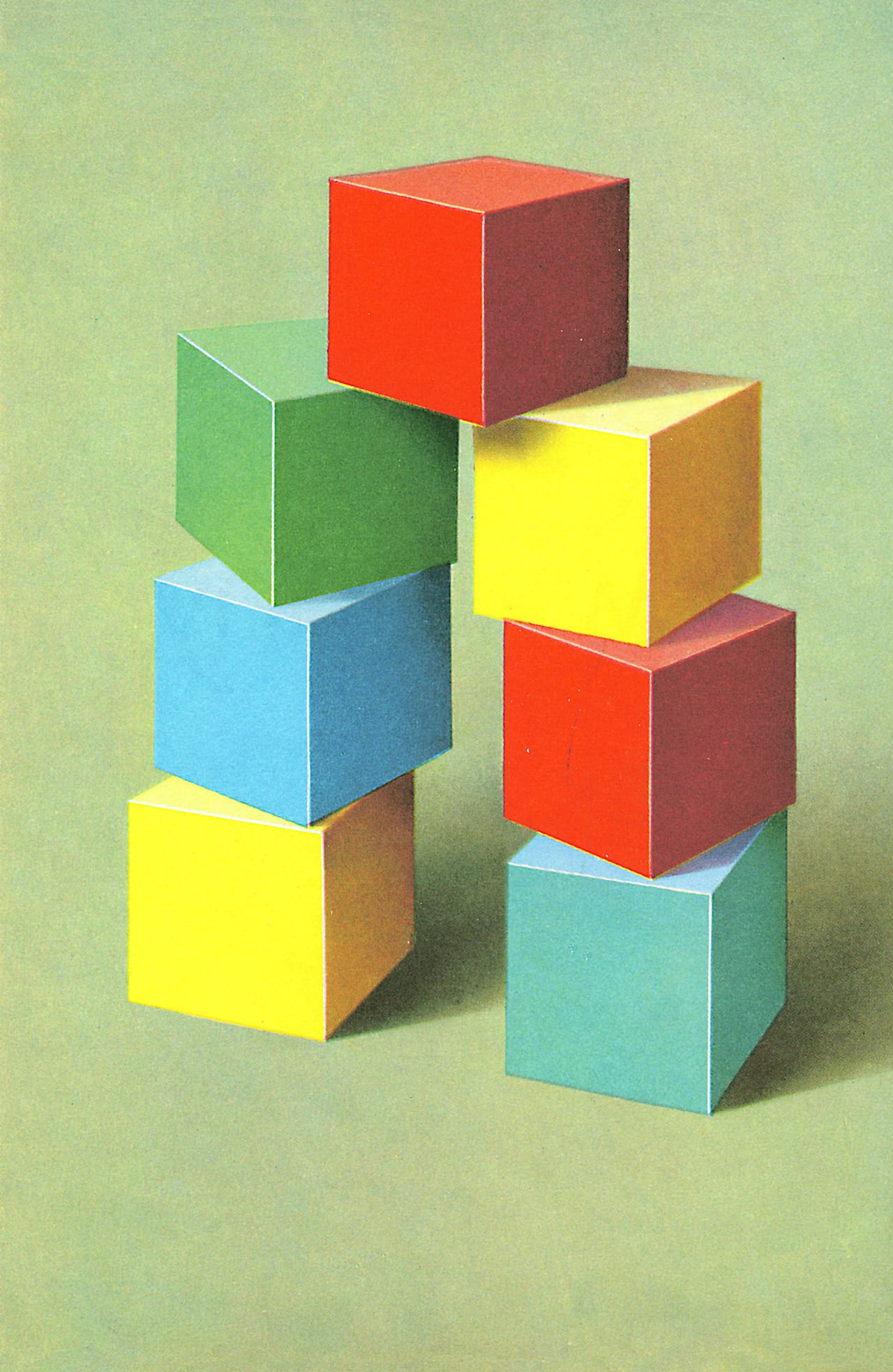 Gerald Whitcomb, illustration from "Sound and Pictures: Book Four" (1976)