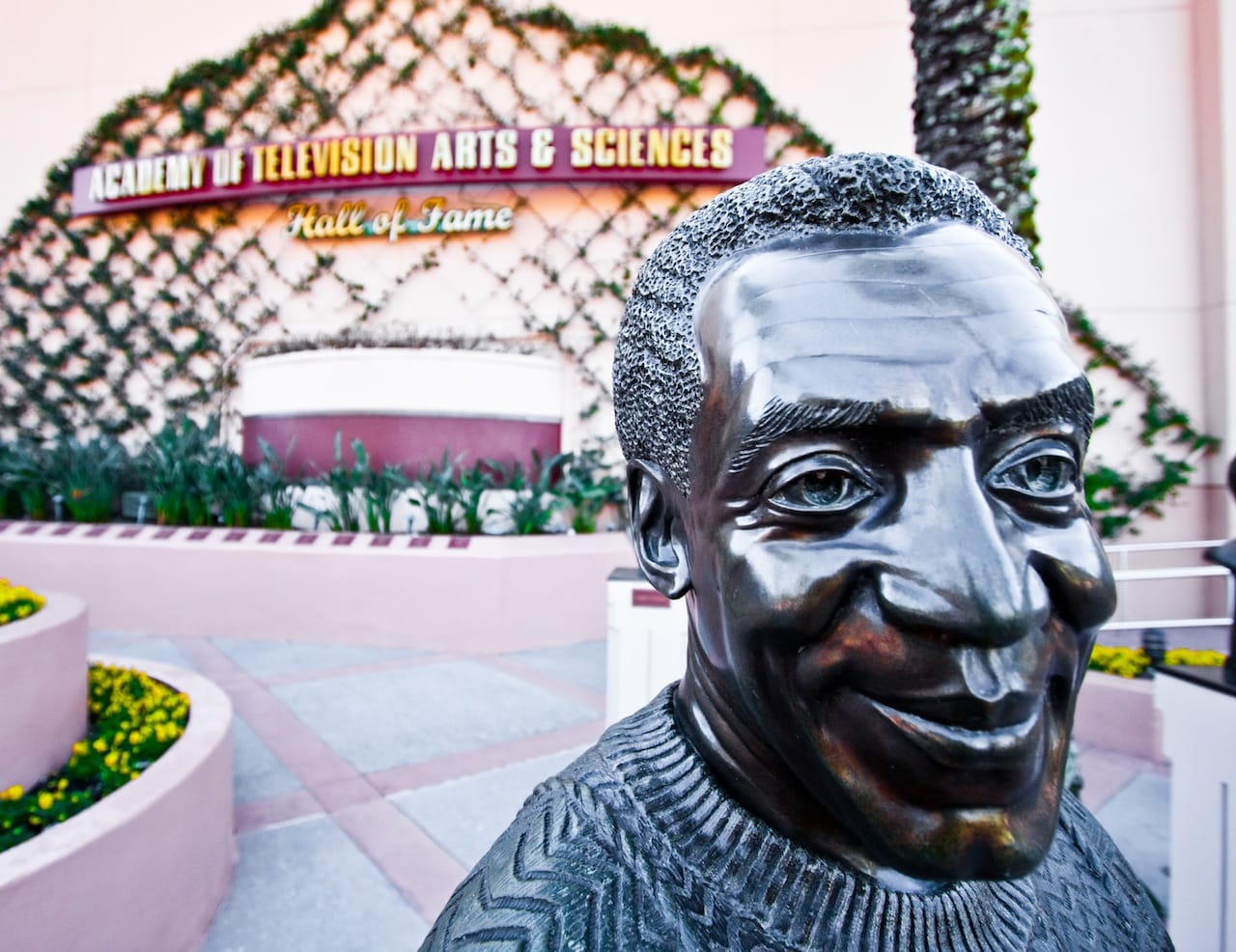 The bust of Bill Cosby at Disney's Academy of Television Arts & Sciences Hall of Fame (photo by nickelmedia/Flickr)