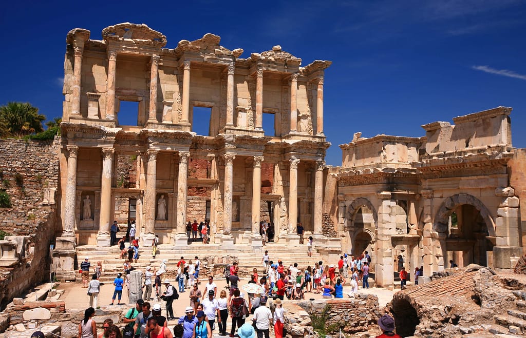 The Library of Celsus in the Ancient City of Ephesus, present-day Turkey, is one of the additions to the UNESCO World Heritage Site list. (image via Laszlio Ilyes's Flickrstream) 