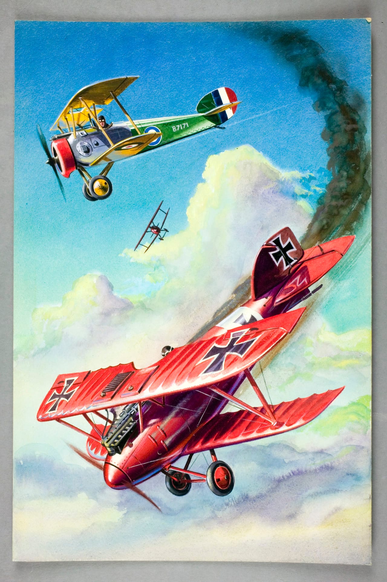 Richard Bowood, illustration from "The Story of Flight" (1960)