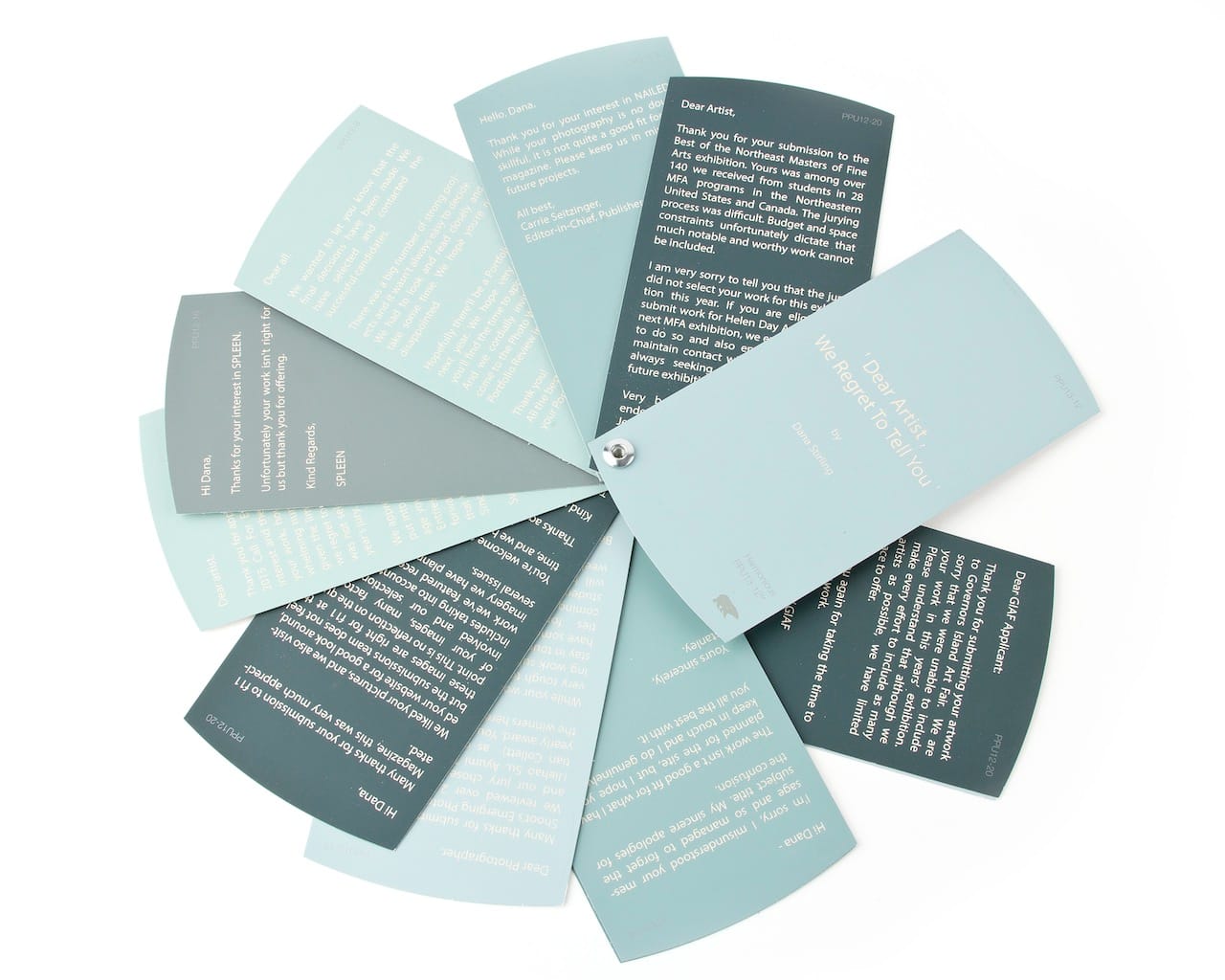 Dear Artists we regret to tell you - 2