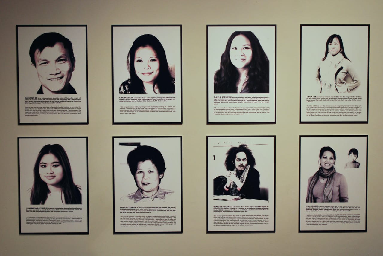 Dayanny So, Cambodian Recollections, installation shot by the author.