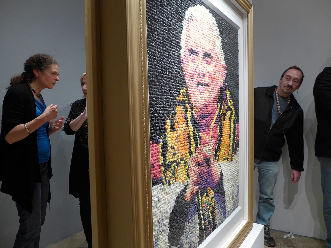 Niki Johnson's "Eggs Benedict" on view at Portrait Society