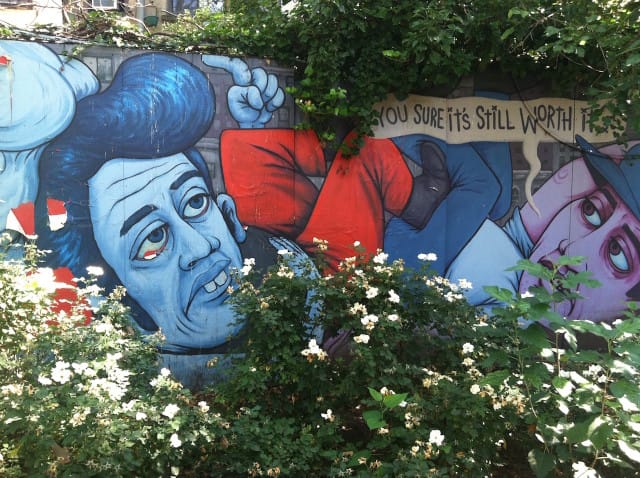 First Street Green mural by Adam Kidder Photo by Ann Shostrom