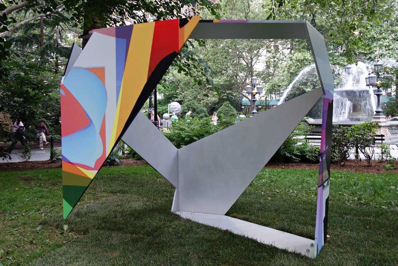 Artie Vierkant, "Image Object Tuesday 20 January 2015 4:24PM" (2015), aluminum and vinyl