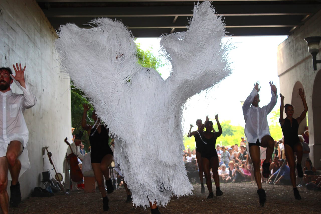 From the second Dance Lab performance, at the Dequindre Cut. 