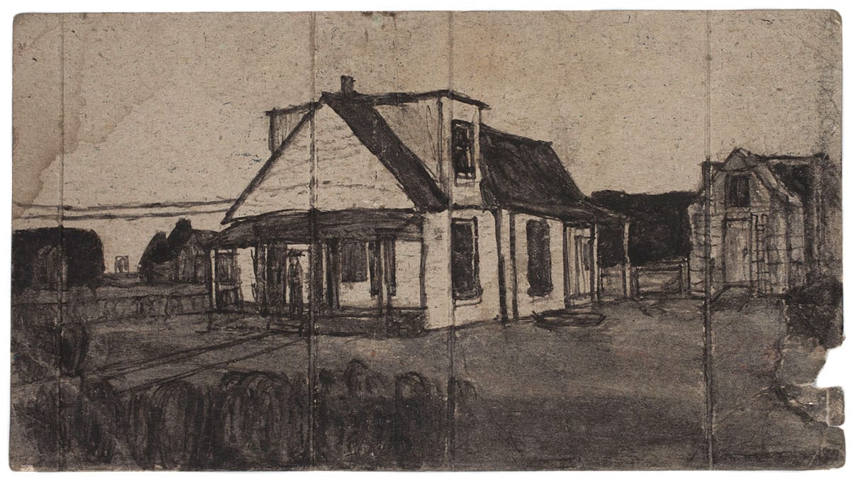 Illustration by James Castle (© 2015 James Castle Collection and Archive LP. All Rights Reserved)