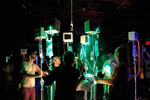 Lucas Abela, "IV:BPM" (2015) at "Anxious Spaces: Installation As Catalyst II" (photo by Luis Nieto Dickens, courtesy Clocktower)