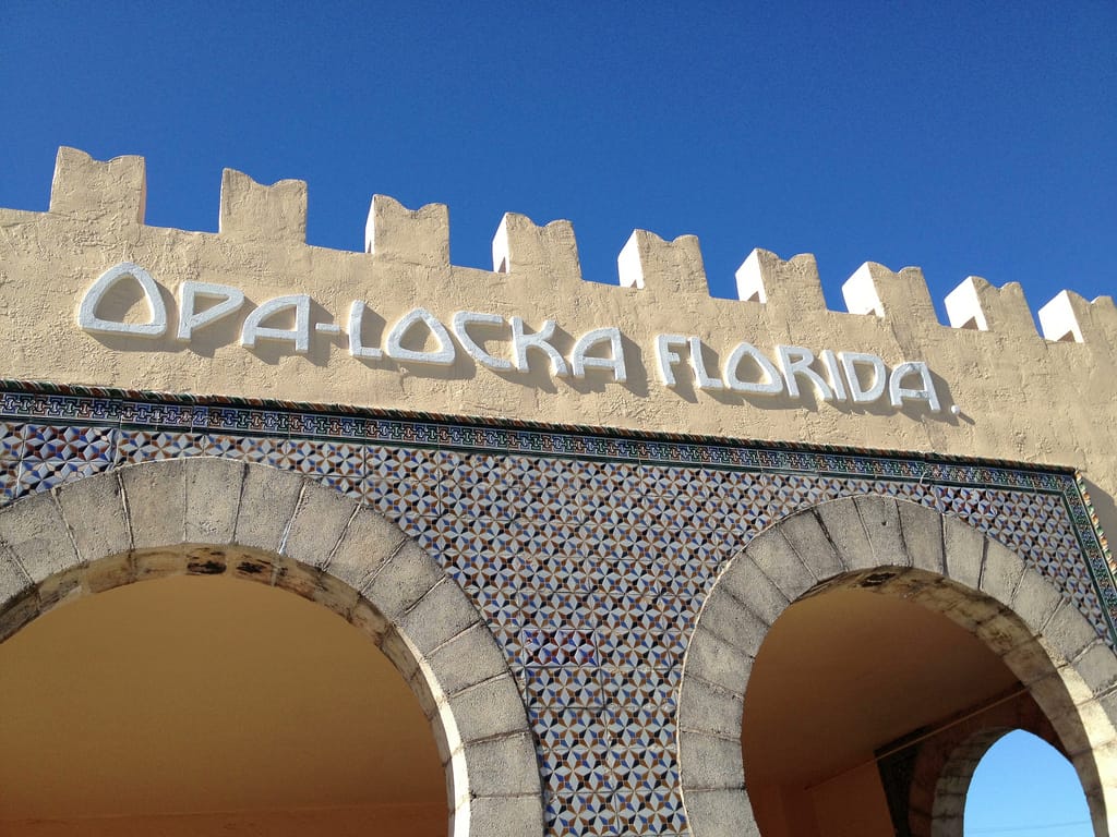 Opa-locka's train station (photo by Philip Pessar, via Flickr)