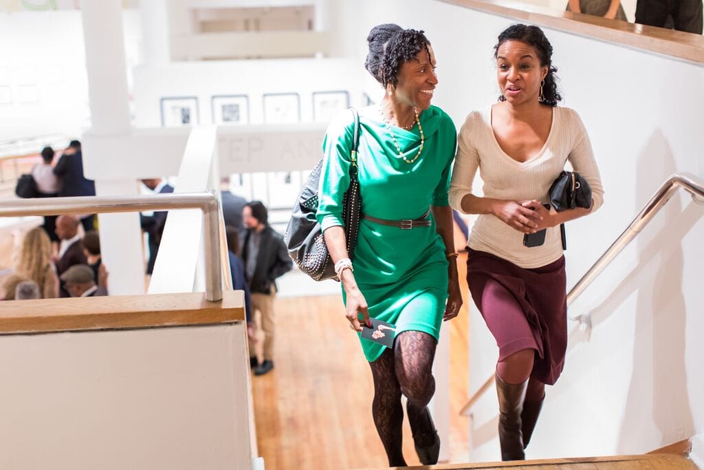 Visitors at the Studio Museum in Harlem (all images courtesy Studio Museum in Harlem)