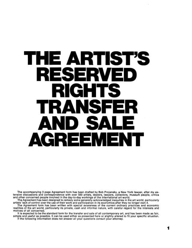 The-Artist's-Reserved-Rights-and-Transfer-and-Sale-Agreement