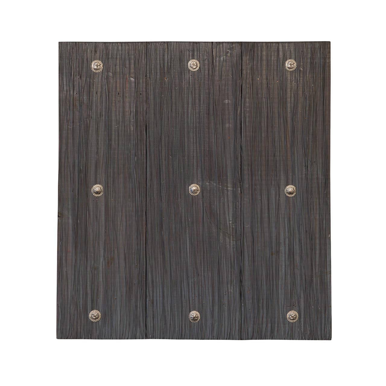 Agnes Martin, Water (1958), painted wire and bottle caps mounted on wood, 99.1 x 99.1 inches (photo by Joan W. Harris, courtesy of Pace Gallery; © 2015 Agnes Martin/Artists Rights Society (ARS), New York)