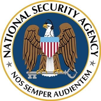 We Are Always Listening's modified NSA logo (courtesy the artists)