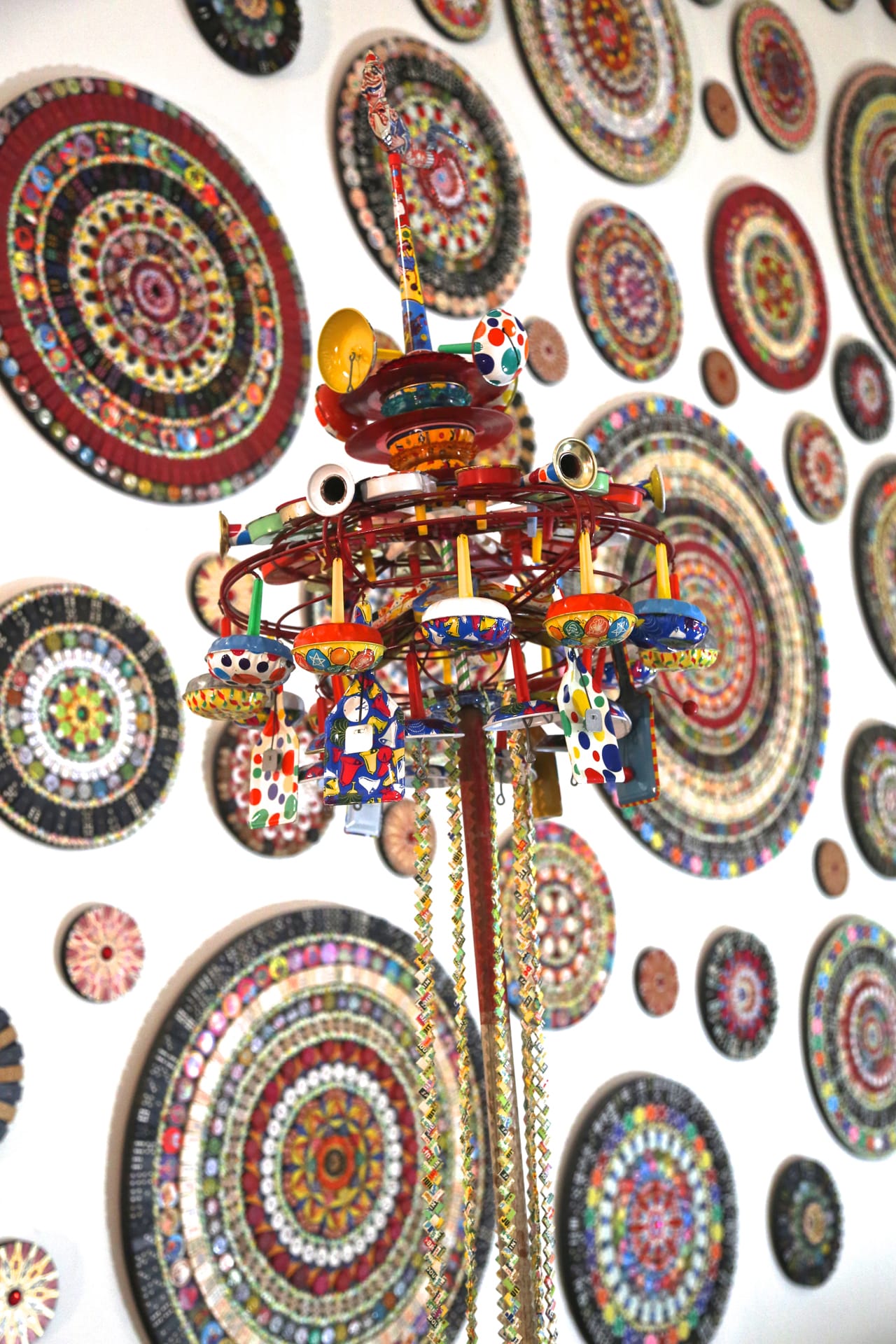 Detail of John Gutosk, "The Mandala Project" (click to enlarge)