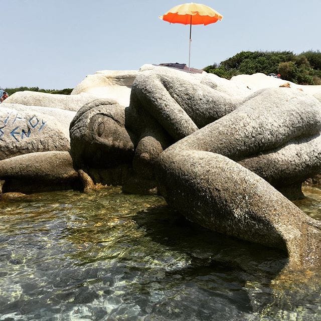 Dionisios Karipidis's mermaid at Kavurotripes (photo by @derenyazici/Instagram)