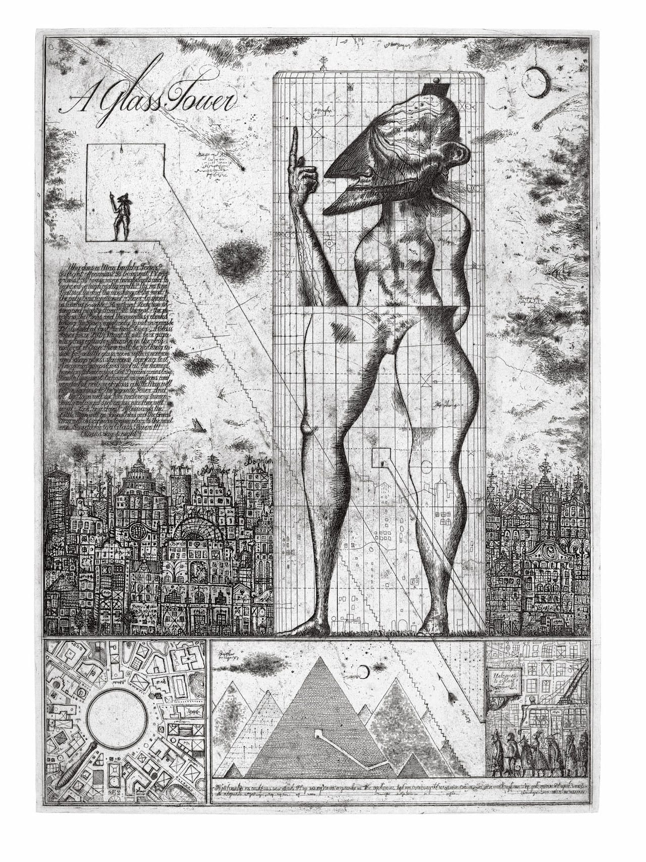 Alexander Brodsky and Ilya Utkin, "Glass Tower II" (1984/90) (courtesy of Ronald Feldman Fine Arts Inc)