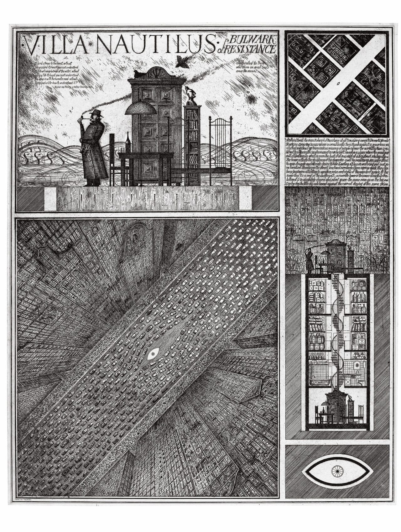 Alexander Brodsky and Ilya Utkin, "Villa Nautilus" (1990) (courtesy of Ronald Feldman Fine Arts Inc)