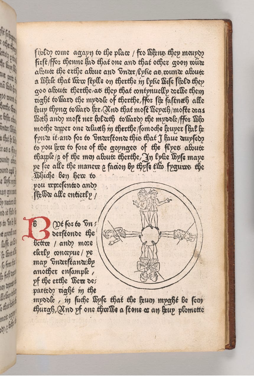 Gossuin de Metz, 'Myrrour of the Worlde,' translated by William Caxton (1481), Westminster: William Caxton (courtesy the Morgan Library & Museum)