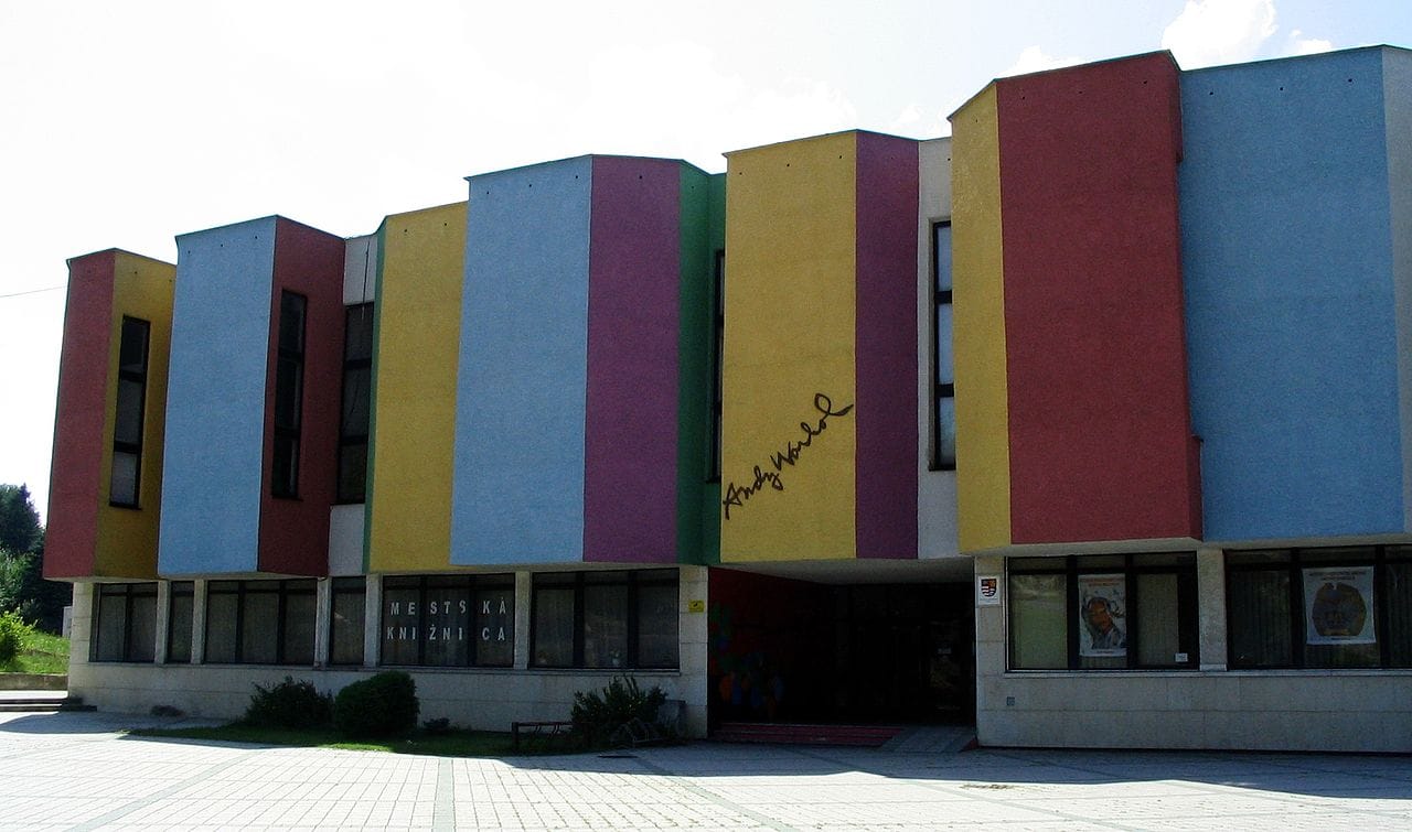 The Andy Warhol Museum of Modern Art in Medzialborce, Slovakia (photo via Wikimedia Commons)
