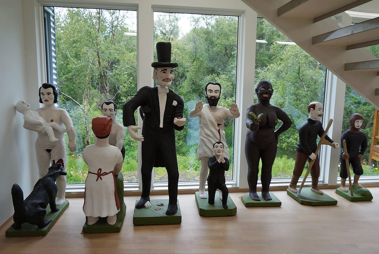 Sculptures by Bjarni Þórarinsson